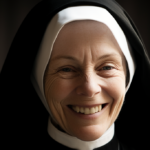St. Marguerite Boureoys smiling